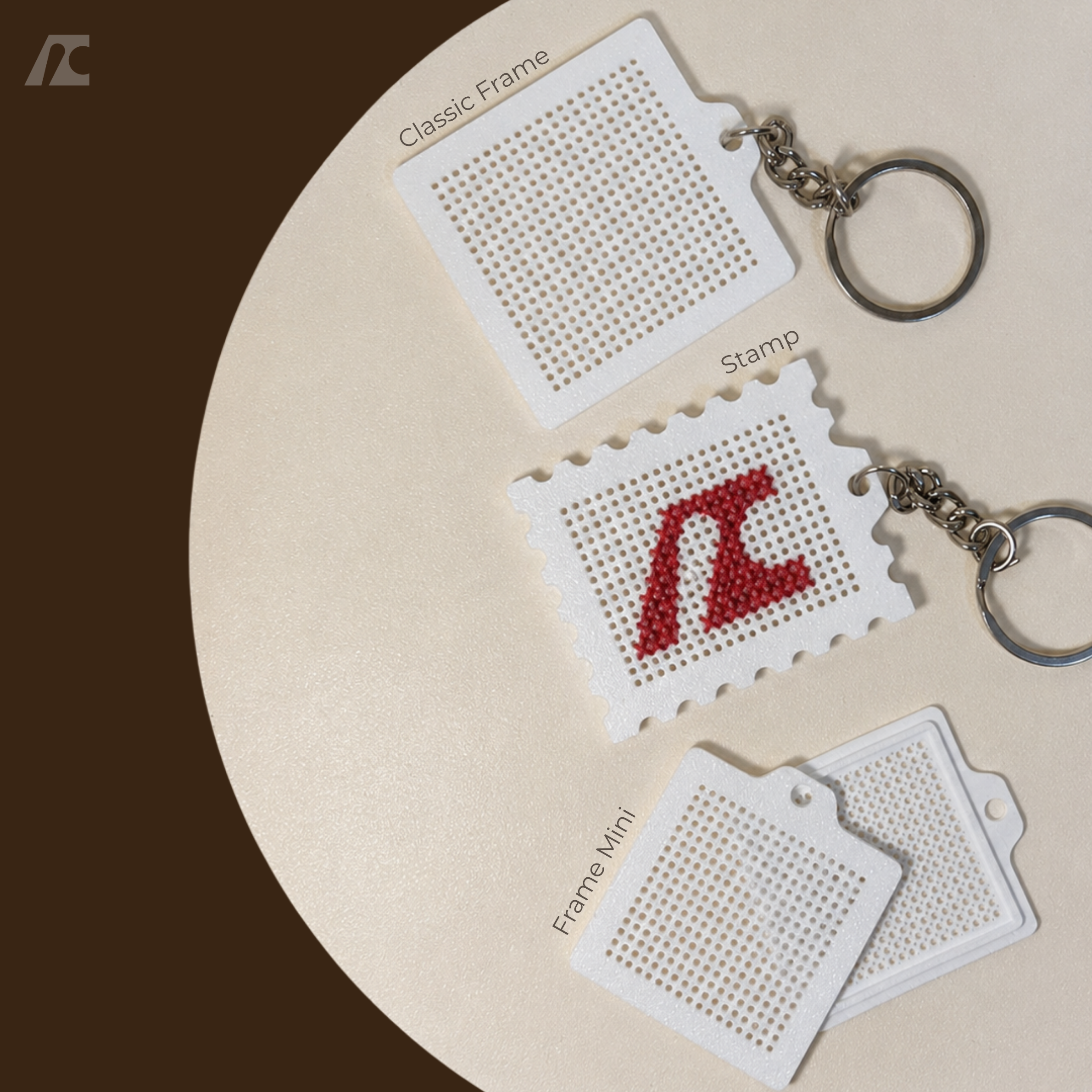 Cross-stitch Keychains