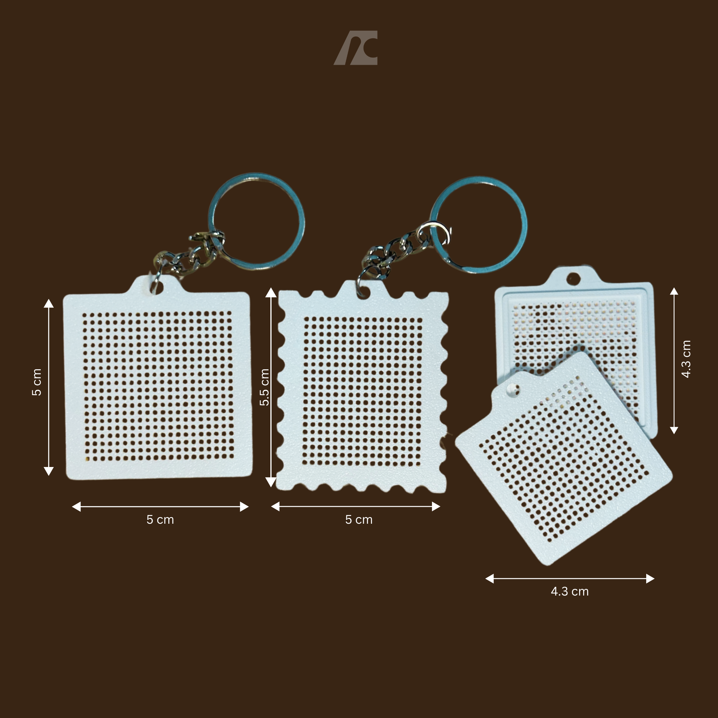 Cross-stitch Keychains
