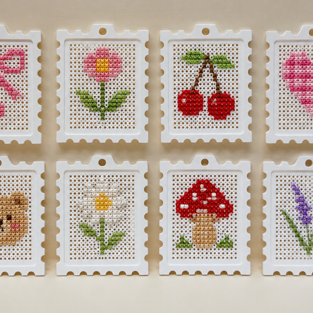 Cross-stitch Keychains