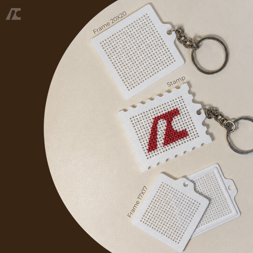 Cross-stitch Keychains